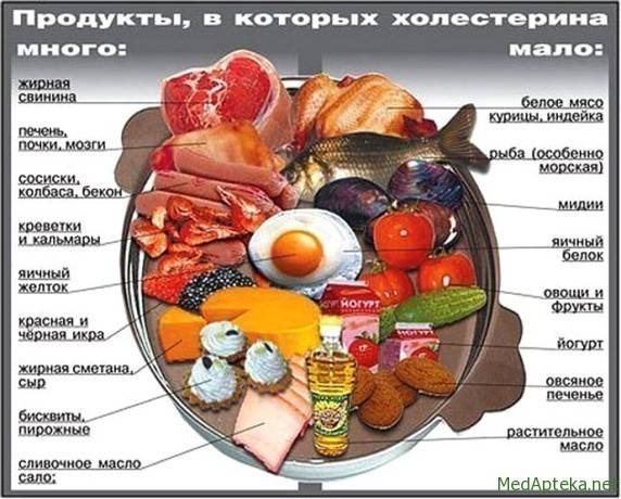 Таблица холестерина Таблица холестерина