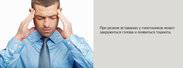 Симптомы гипотонии