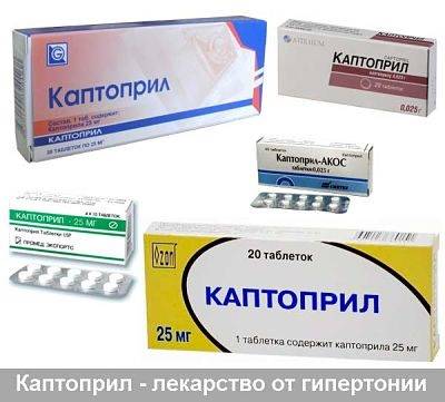 Каптоприл Каптоприл