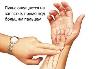 Распространенное место для измерения