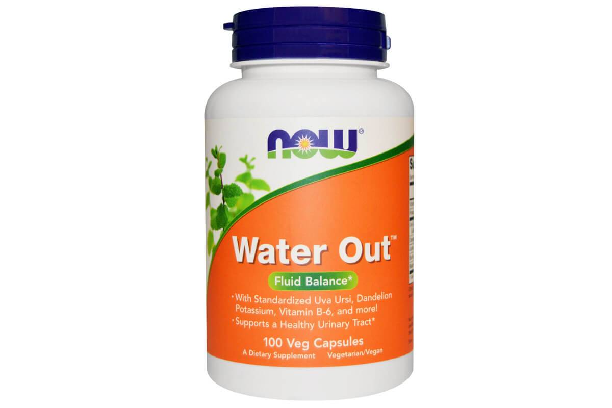 Now Foods, Water Out, баланс жидкости, в вегетарианских капсулах (100 штук)