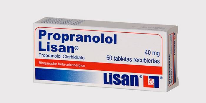 Пропранолол Лисан